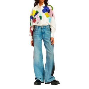 ESSENTIEL ANTWERP Eclectic Wide Leg Jeans Blue Size 10